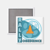 青いクール集会の従順 マグネット (正面/裏面)