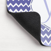 青いグラデーション山形マパーソナライズされたウスパッド マウスパッド (コーナー)