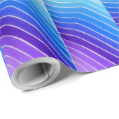 青いグラデーション絵を描水の色ギフトラップ ラッピングペーパー (ロールコーナー)