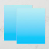 青いグラデーション背景 (正面/裏面)