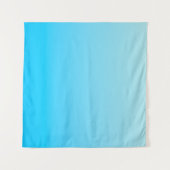 青いグラデーション背景 タペストリー (正面(横))