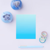 青いグラデーション背景 チラシ (シングル)