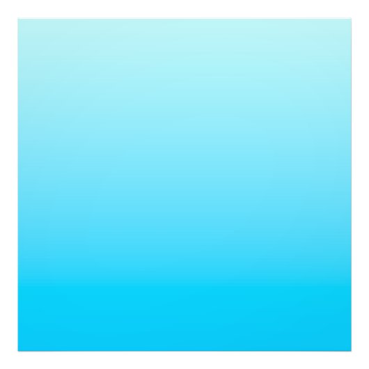 青いグラデーション背景 フォトプリント            (正面)