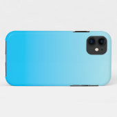 青いグラデーション背景 Case-Mate iPhoneケース (裏面(横))