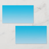 青いグラデーション 名刺 (正面/裏面)