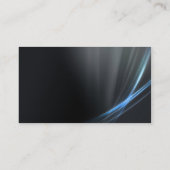 青いグラフィック・デザイン 名刺 (裏面)