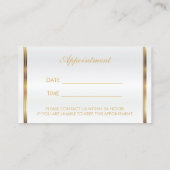 青いグリッターリップアポイントメント集計表(白) 2 予約カード (裏面)