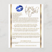 青いグリッターリップ💋手順2 チラシ (裏面)