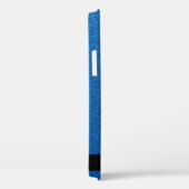 青いグリッター、グリッターの背景、名前 Case-Mate iPhoneケース (裏面 / 右)