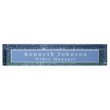 青いグリッター