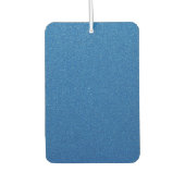 青いグリッター、輝き、グリッターの背景 カーエアーフレッシュナー (正面)