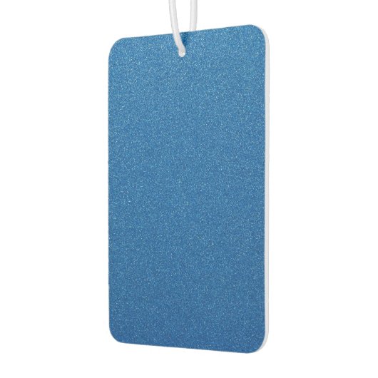 青いグリッター、輝き、グリッターの背景 カーエアーフレッシュナー (左)