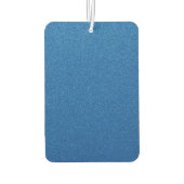 青いグリッター、輝き、グリッターの背景 カーエアーフレッシュナー (裏面)