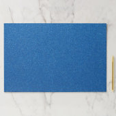 青いグリッター、輝き、グリッターの背景 ペーパーパッド (インサイチュ)