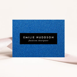 青いグリッター、輝き、グリッターの背景 名刺