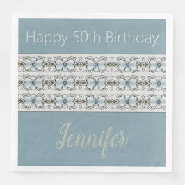 青いグレーと緑