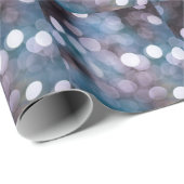 青いグレーの《写真》ぼけ味、抽象芸術背景。 ラッピングペーパー (ロールコーナー)