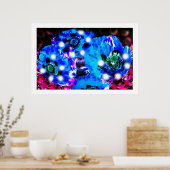 青いケシの精 ポスター (キッチン)