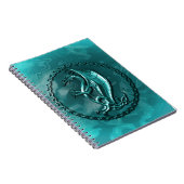 青いケルト族のドラゴン ノートブック (右側)