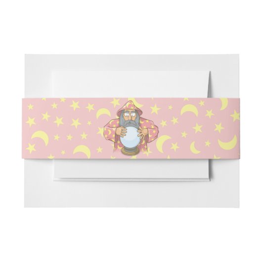 青いケープを探してボール古いウィザードとウィザード 招待状ベリーバンド (正面例)