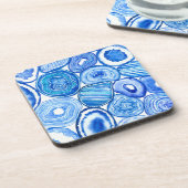 青いゲートのスライス コースター (左側)