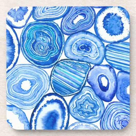 青いゲートのスライス コースター (正面)