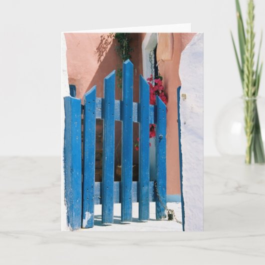 青いゲート カード (正面)