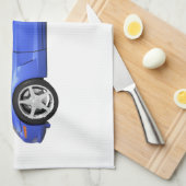 青いコルベット: キッチンタオル (四つ折り)