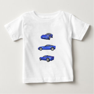 青いコルベット: ベビーTシャツ