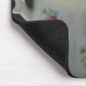 青いコーチンチックインティーカップ マウスパッド (コーナー)