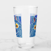 青いゴシック猫 タンブラーグラス (右)