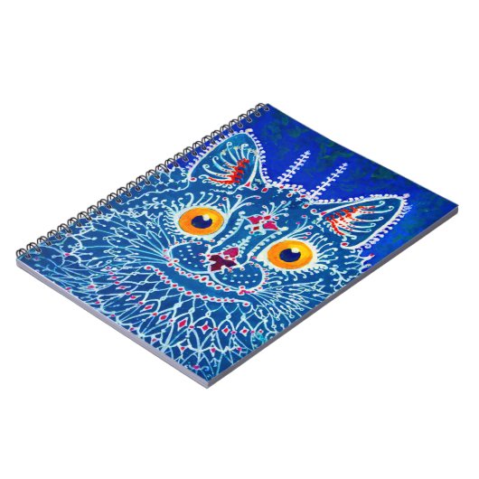 青いゴシック猫 ノートブック (左側)