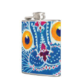 青いゴシック猫 フラスク (左)