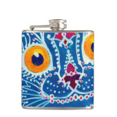 青いゴシック猫 フラスク (正面)