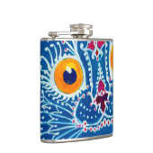 青いゴシック猫 フラスク (右)