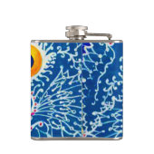 青いゴシック猫 フラスク (裏面)