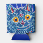 青いゴシック猫 缶クーラー (裏面)