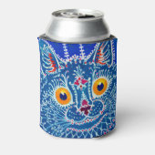 青いゴシック猫 缶クーラー (缶裏面)