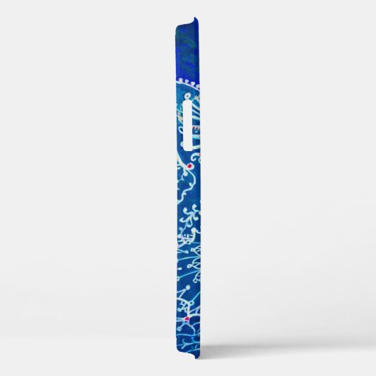 青いゴシック猫 Case-Mate iPhoneケース (裏面 / 右)