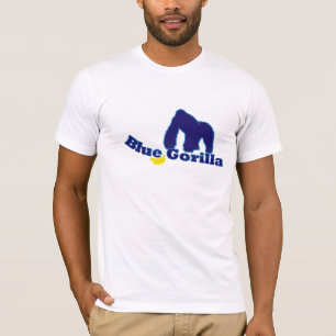 青いゴリラのバナナ Tシャツ