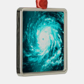 青いサイクロン メタルオーナメント (右)