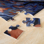 青いサイ ジグソーパズル (側面)