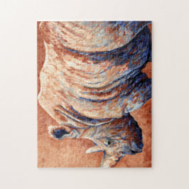 青いサイ ジグソーパズル