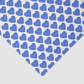 青いサファイアの水彩画の芸術のティッシュペーパー 薄葉紙 (詳細)