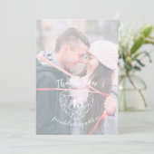 青いサファイアハート記念45年写真 サンキューカード (スタンド正面)