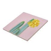 青いサボテンのトリオ タイル (側面)