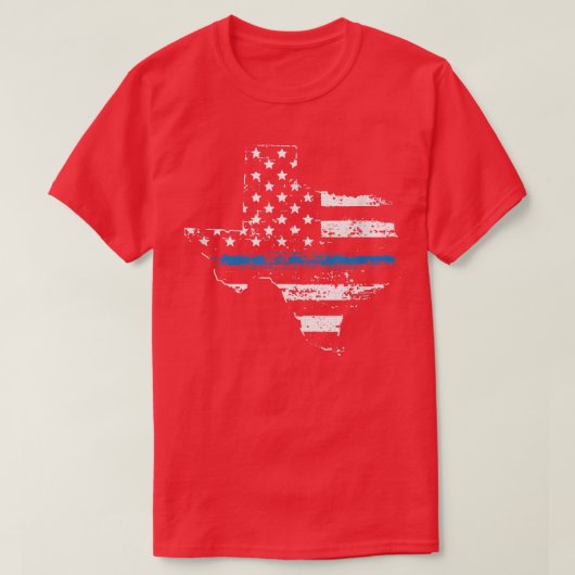 青いサポートのTeas薄い青いラインII Tシャツ (デザイン正面)