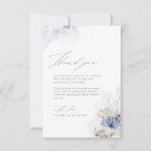 青いサンゴと貝殻のビーチをテーマにしたサンキューユナイテッド サンキューカード (正面)