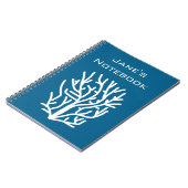 青いサンゴの水中競技生活 ノートブック (左側)