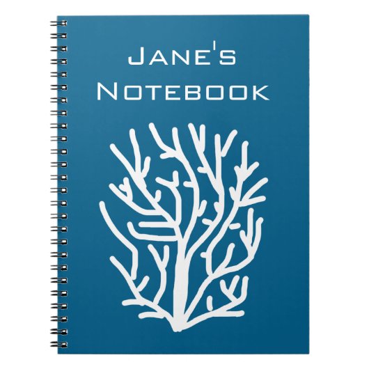 青いサンゴの水中競技生活 ノートブック (正面)